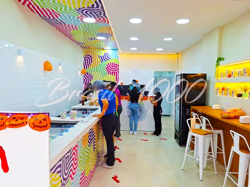 Sorveteria gourmet na Praia Grande, SP